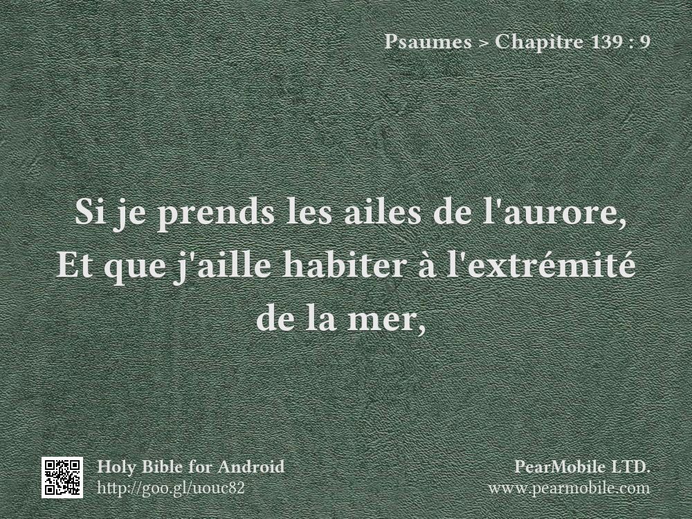 Psaumes, Chapitre 139:9